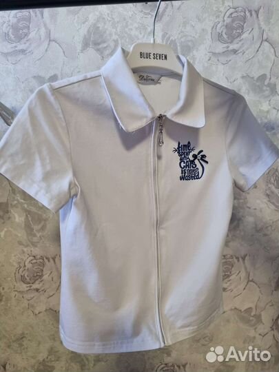 Школьные блузки для девочки р.128-134