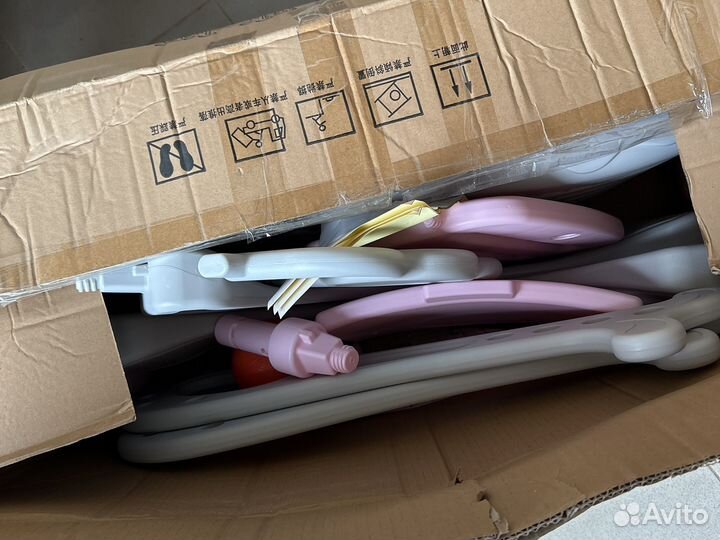 Десткая горка с качелям (пластиковая)