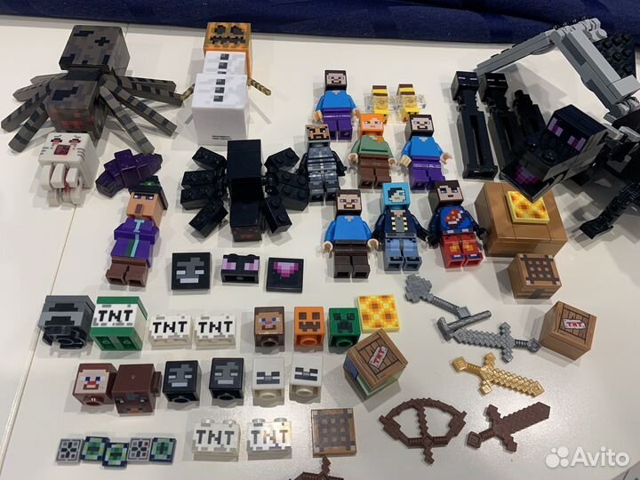 Lego лего майнкрафт минифигурки