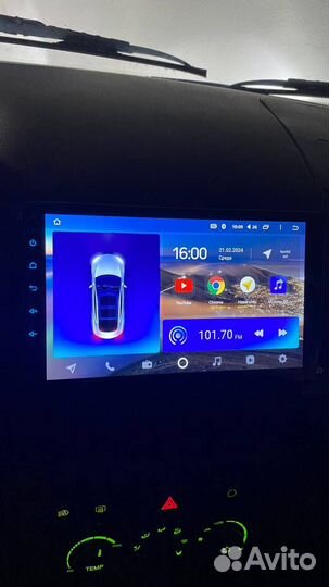 Магнитола T'eyes 2din Android9дюймов 2*16Gb/4ядра