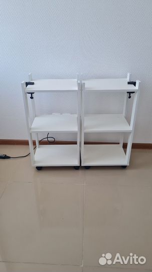 Стеллаж этажерка на колёсах, тумба