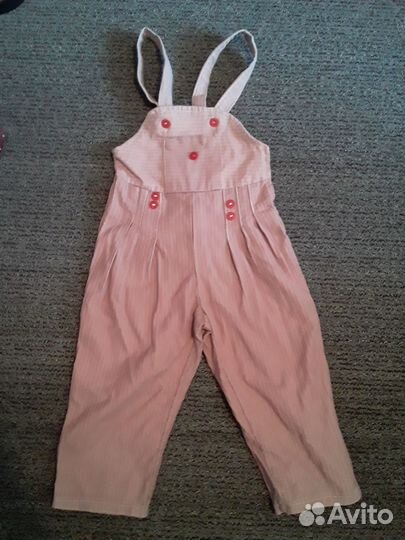 СССР винтаж комбинезон детский штанами хлопок