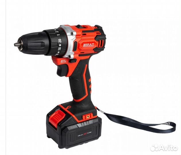 Шуруповерт Brait BCD24ssbl(без щеточный)