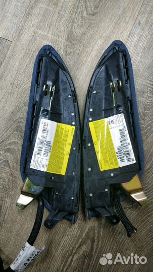 Mercedes w211 подушкит в сиденье синие