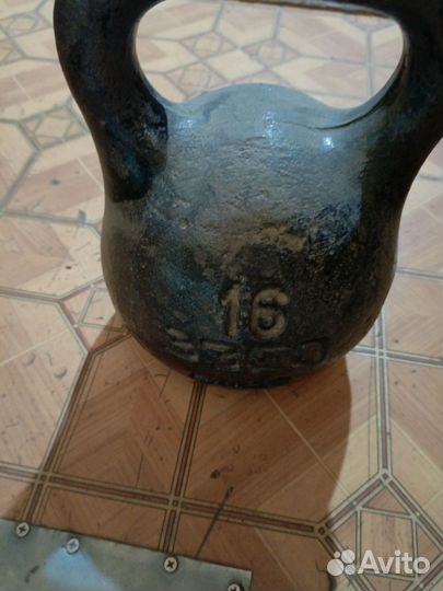 Гиря чугунная 16 кг