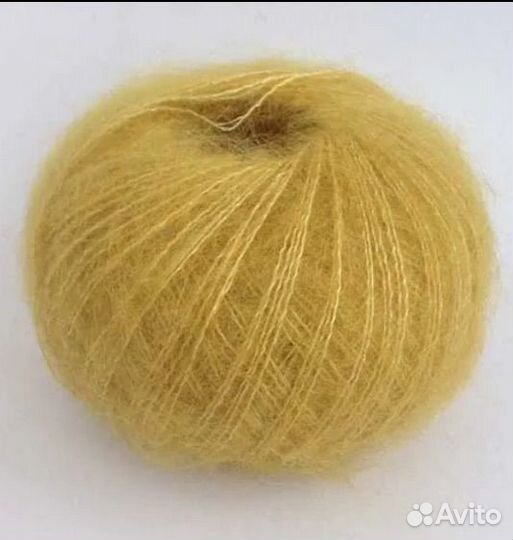 Пряжа кид мохер на шелке