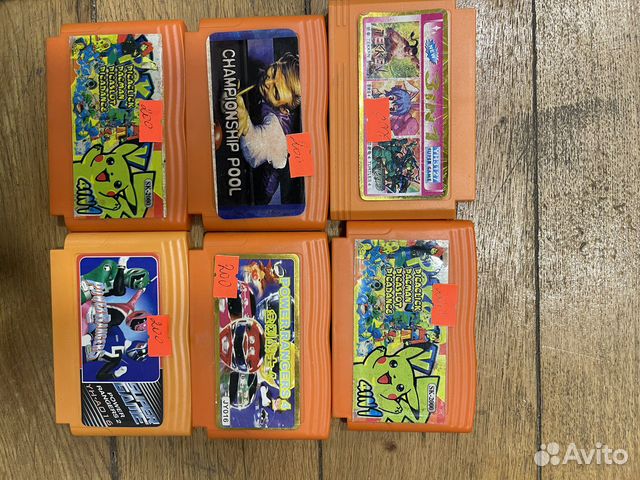 Катриджи на денди приставку