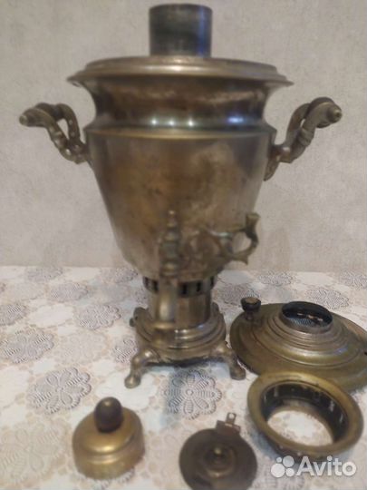 Самовар дровяной угольный