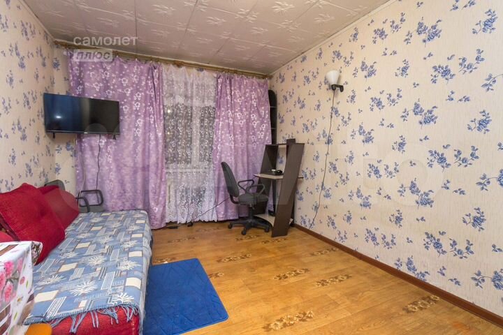 Комната 17,1 м² в 1-к., 2/5 эт.