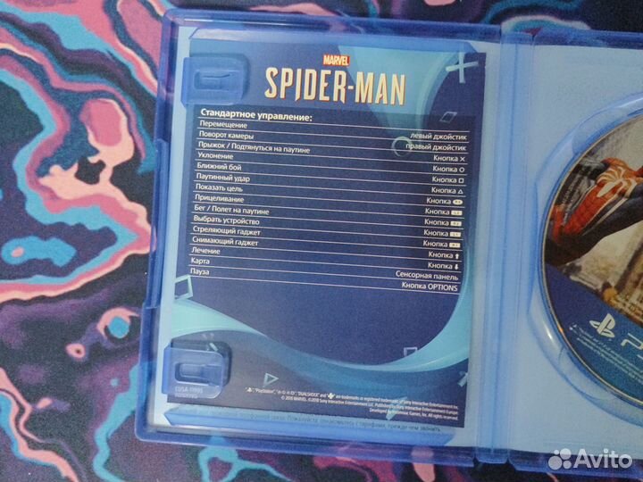 Игра на PS4 человек паук