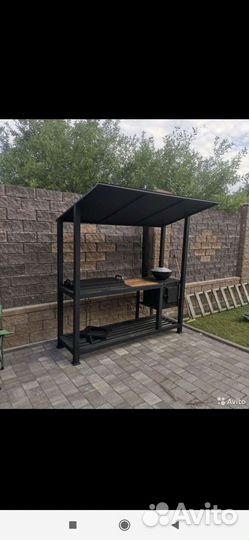 Мангальная зона лофт