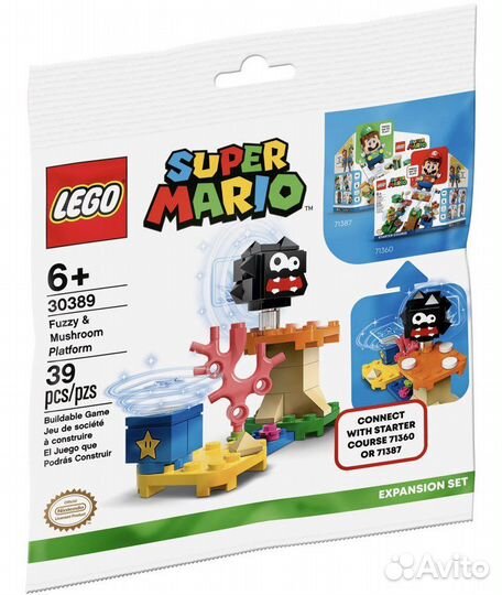 Lego 30389 Super Mario Fuzzy & Mushroom Platform