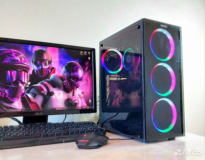 Пк i3-9100f/ 16gb/ RX570