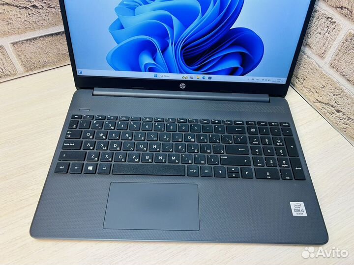 Мощный 4 ядра IPS Hp i3-1005G1/DDR4 8GB/SSD256GB