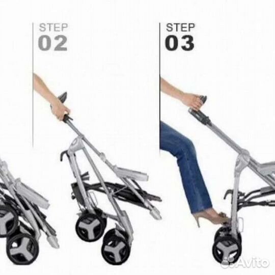 Прогулочная коляска трость apeнда