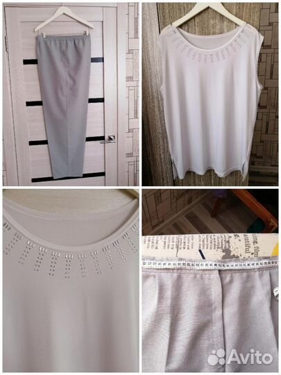 Одежда- блузы, брюки, пиджак, костюм 54,56,58,60