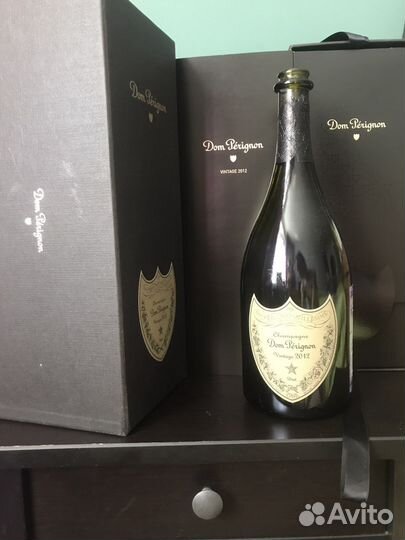 Бутылка пустая Dom Perignon Vintage 2012+коробка