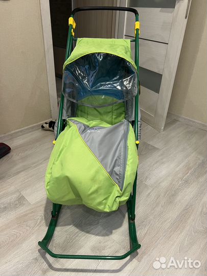 Детские санки коляска бу