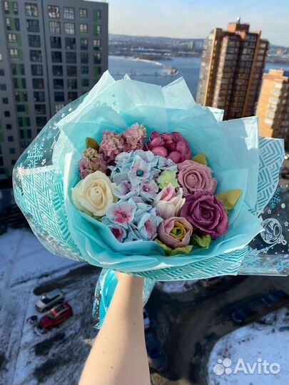 Сладкие букеты из зефира