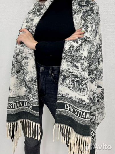 Кашемировый палантин Dior Toile разные оттенки