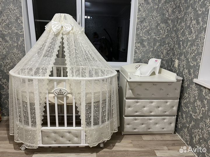 Круглая кровать 9в1