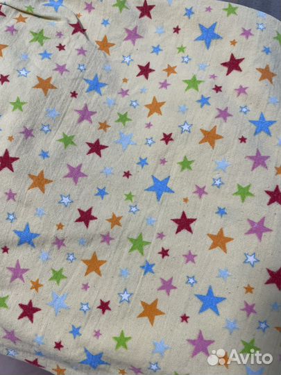 Простынь на резинке в детскую кроватку