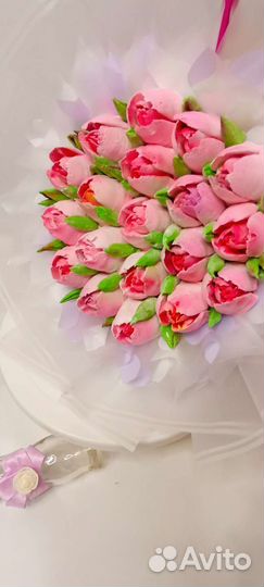 Съедобные букеты из зефира