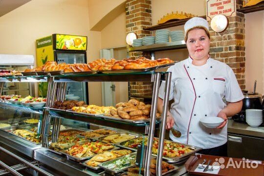 Продавец кассир в столовую