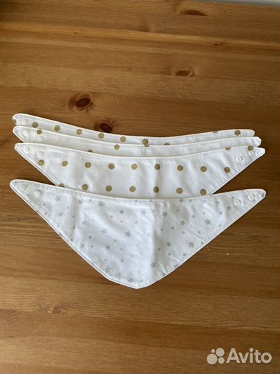 Набор слюнячиков (4 шт)