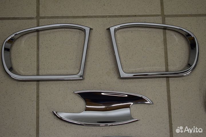 Mercedes-Benz W203 Набор хромированных накладок