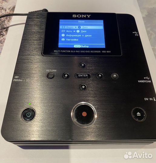 Blue rey/DVD recorder sony VDB-MA1