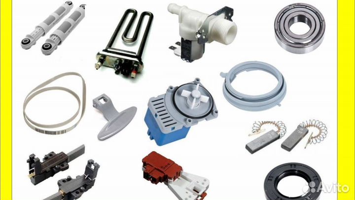 Щетки, ремни, помпы, убл, манжеты,клапана сма