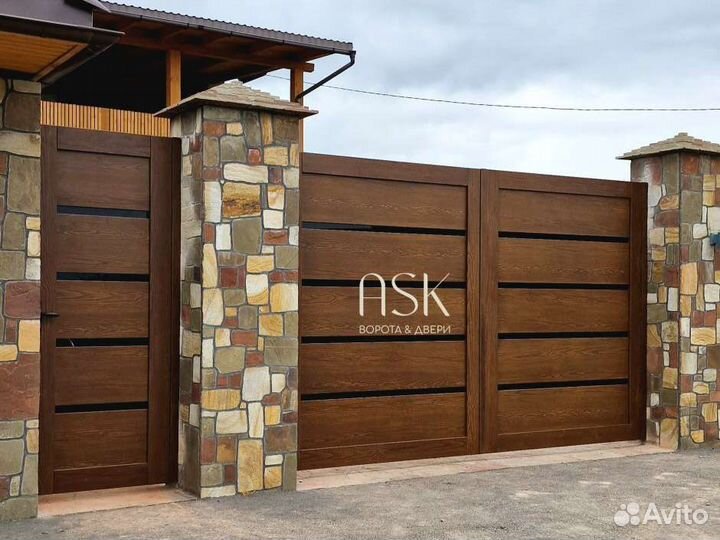 Ворота металлические аск