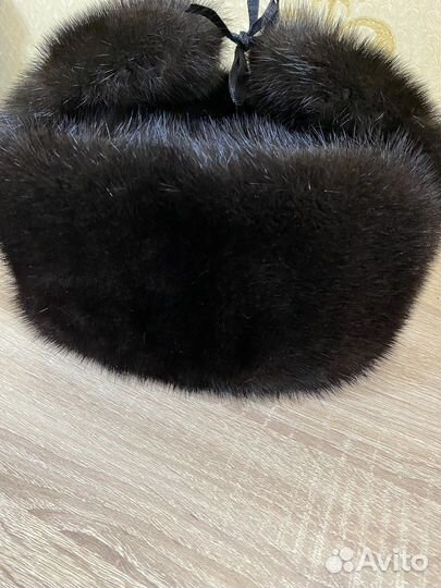 Норковая шапка мужская новая 60