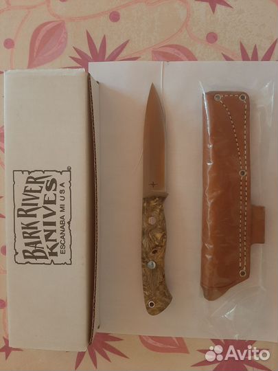 Новый нож bark river aurora сталь А-2 оригинал