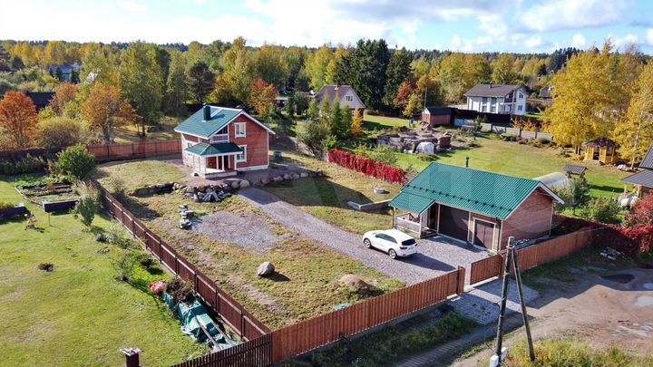 Коттедж 109 м² на участке 15 сот.