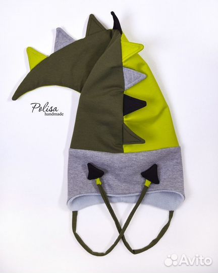 Шапка осенняя 52-54 на флисе - эксклюзив