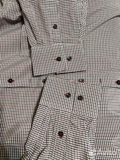 Рубашка мужская в мелкую клетку