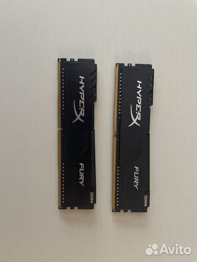 Оперативная память ddr4 kingston hyper x 16gb