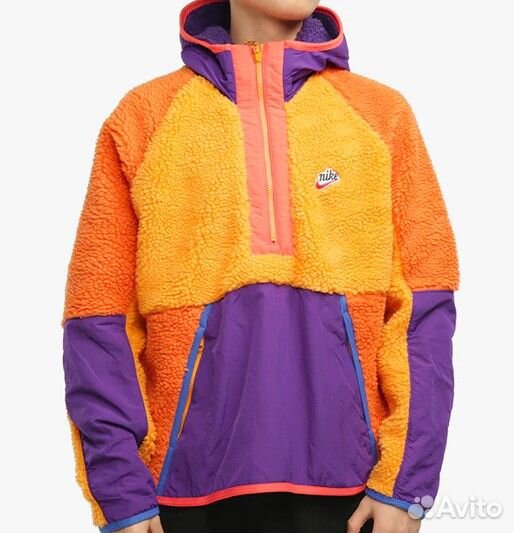 Nike SW sherpa hoodie jacket - 1/2 zip