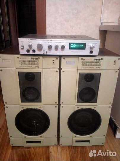 Акустика S-90B с усилителем Радиотехника У-101с