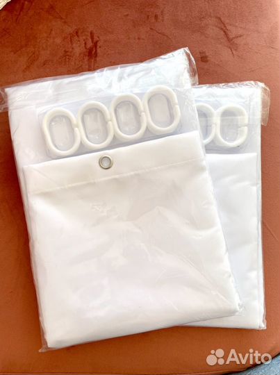 Новая штора для ванной/душа без рисунка