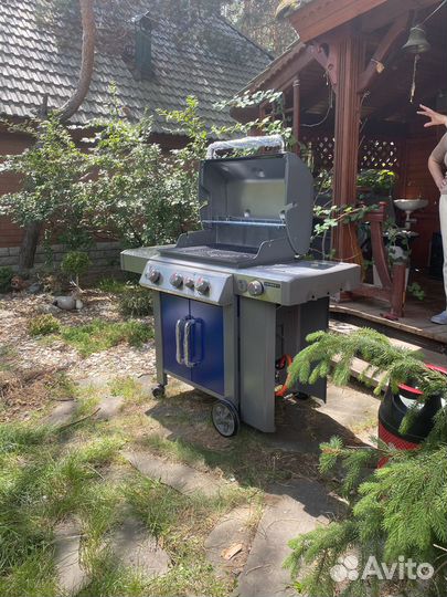 Газовый гриль weber genesis II EP-335 GBS синий