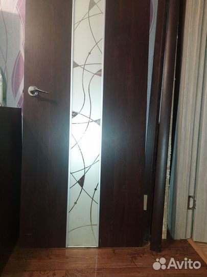 Межкомнатные двери бу 80 см с коробкой