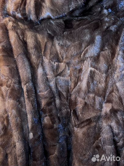 Шуба норковая из кусочков