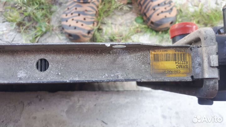 Радиатор на ssangyong new экшен diesel