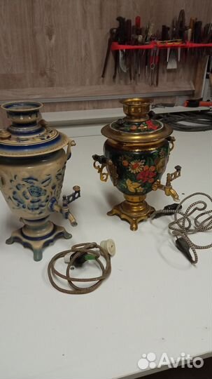 Самовар электрический расписной