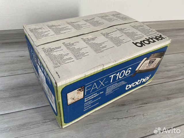 Факсимильный аппарат новый Brother FAX T106 объявление продам