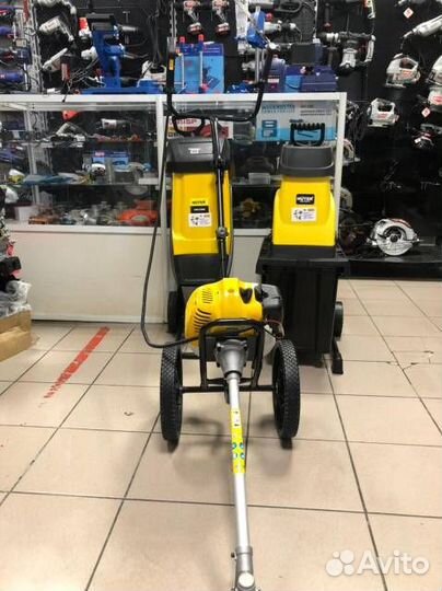 Мотокоса huter GGT-2900W колесная