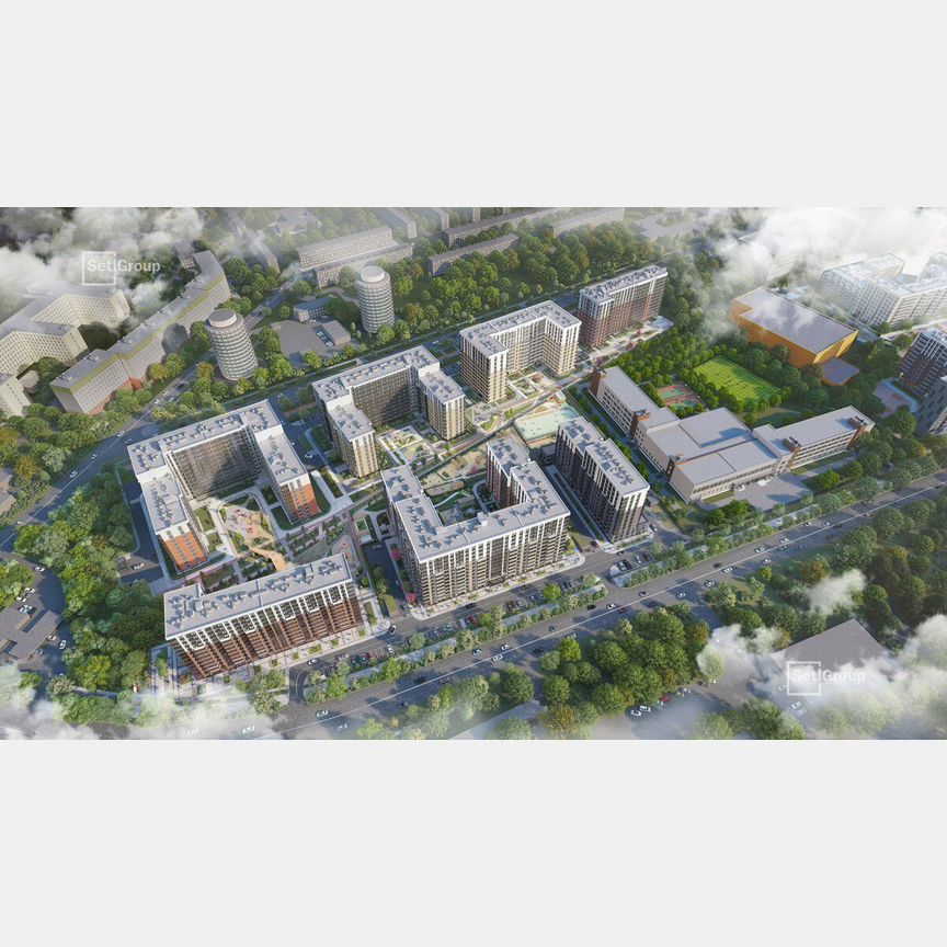 1-к. квартира, 45,5 м², 1/12 эт.